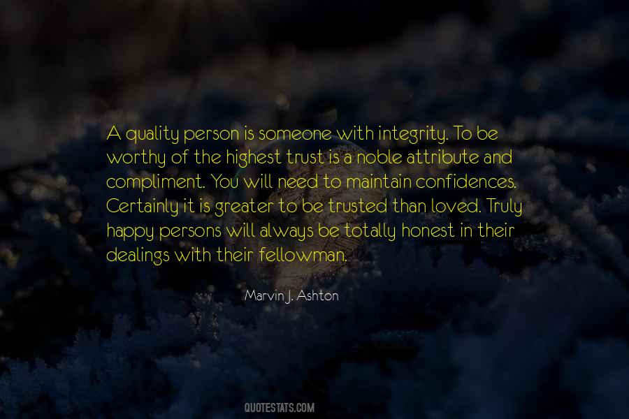 Quotes About Integrity And Trust #339209