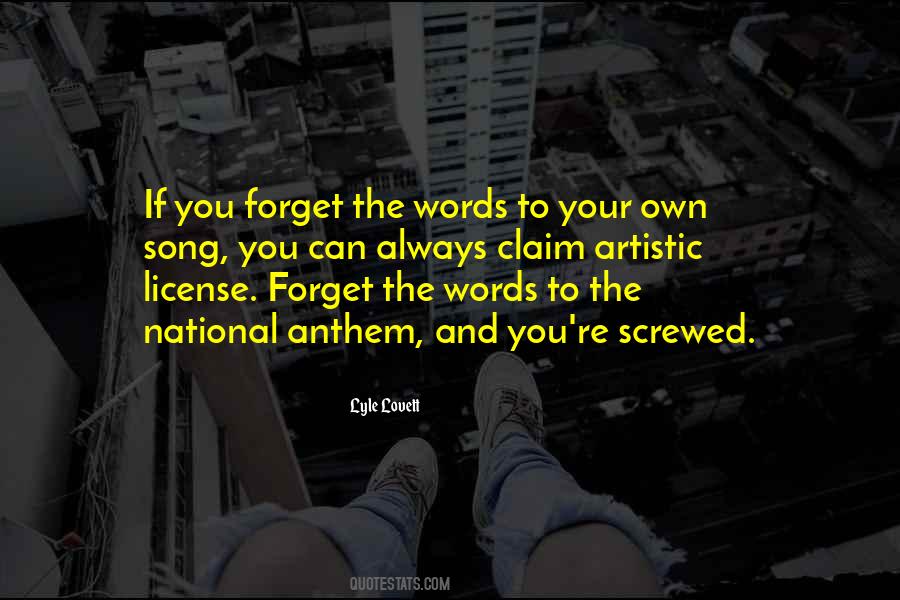 National Song Quotes #1176997