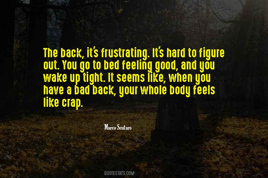 A Bad Back Quotes #1008914