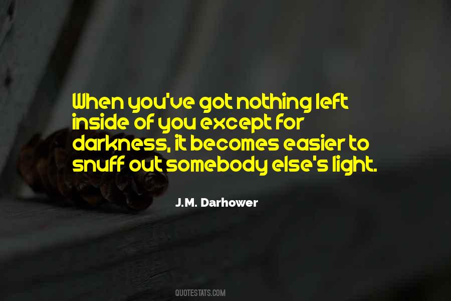Darkness Inside Quotes #830581