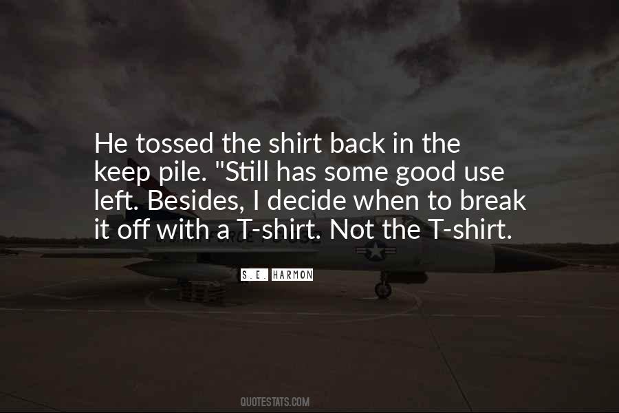 Quotes About Tossed #417454