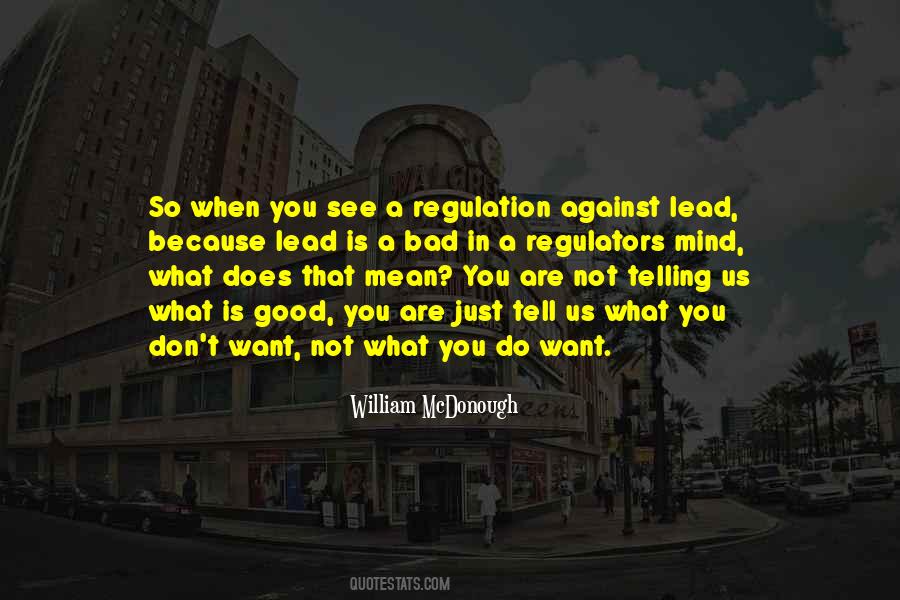 Quotes About Regulators #981063