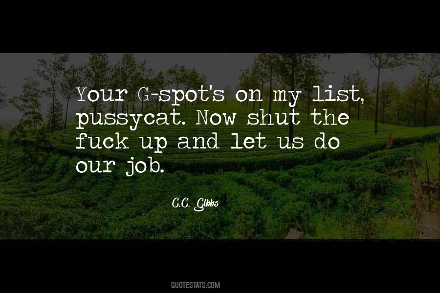Quotes About G Spot #1823395