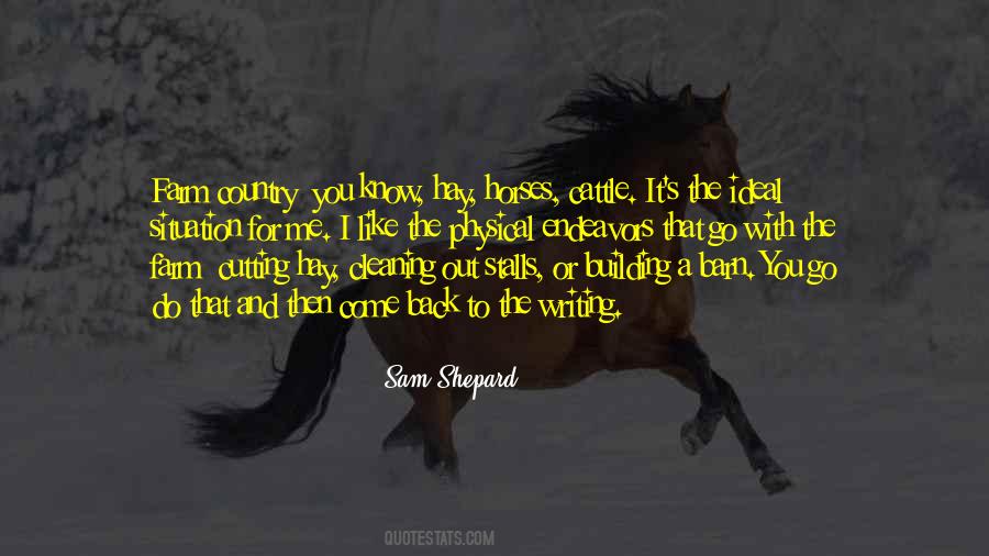 Horse Farm Quotes #1577349