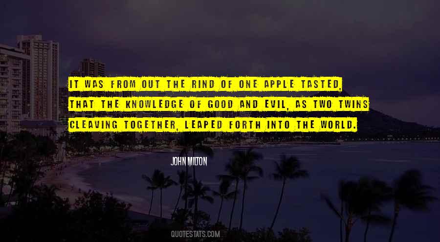 Quotes About The World Is An Apple #819660