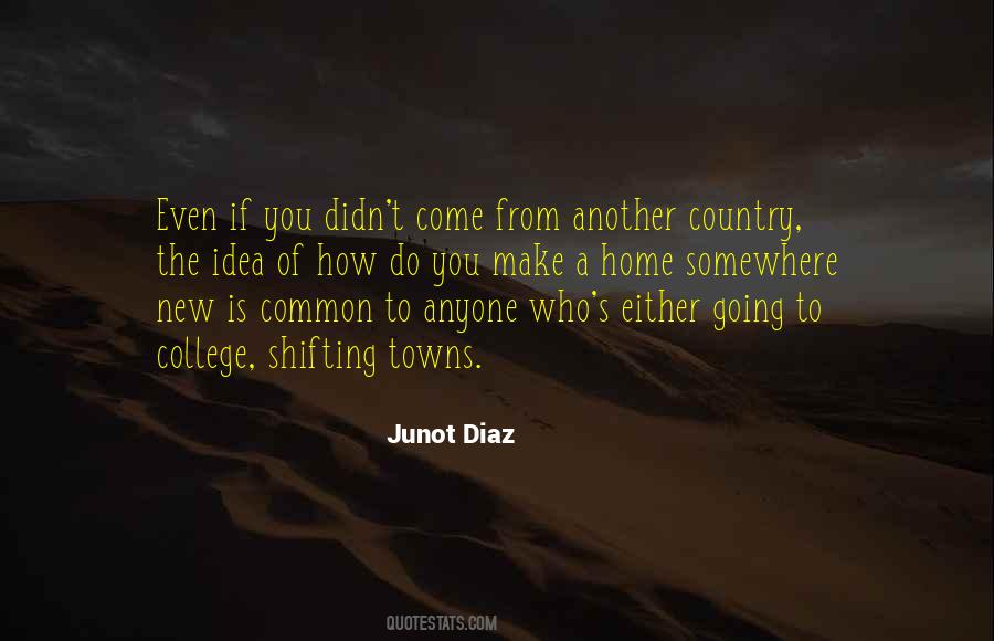 Quotes About Going To Another Country #1693595