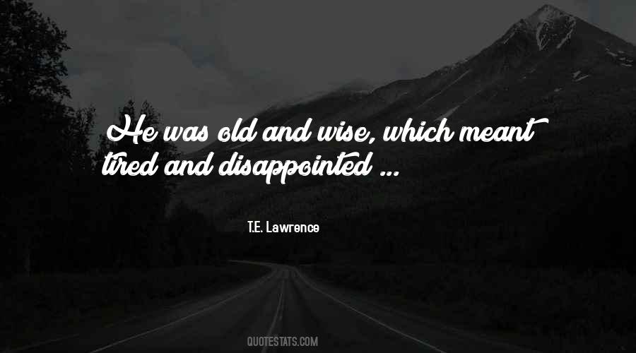 Quotes About Disappointed #1378690