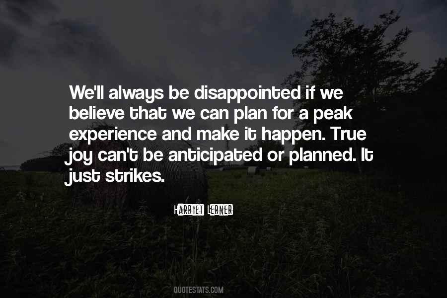 Quotes About Disappointed #1385852