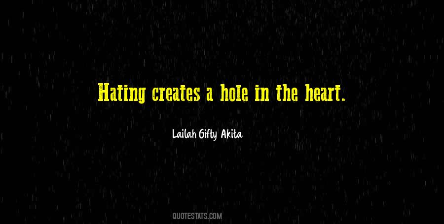 Quotes About A Hole #1239898