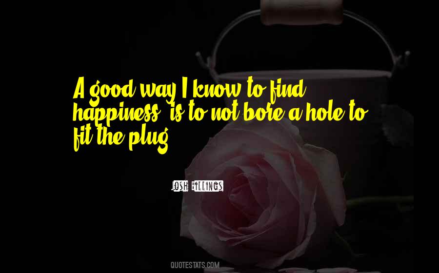 Quotes About A Hole #1327330