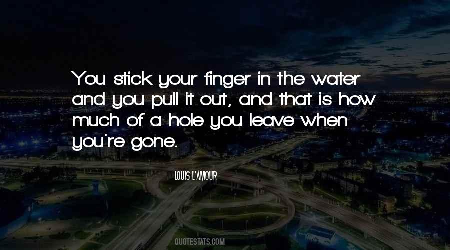 Quotes About A Hole #1339529