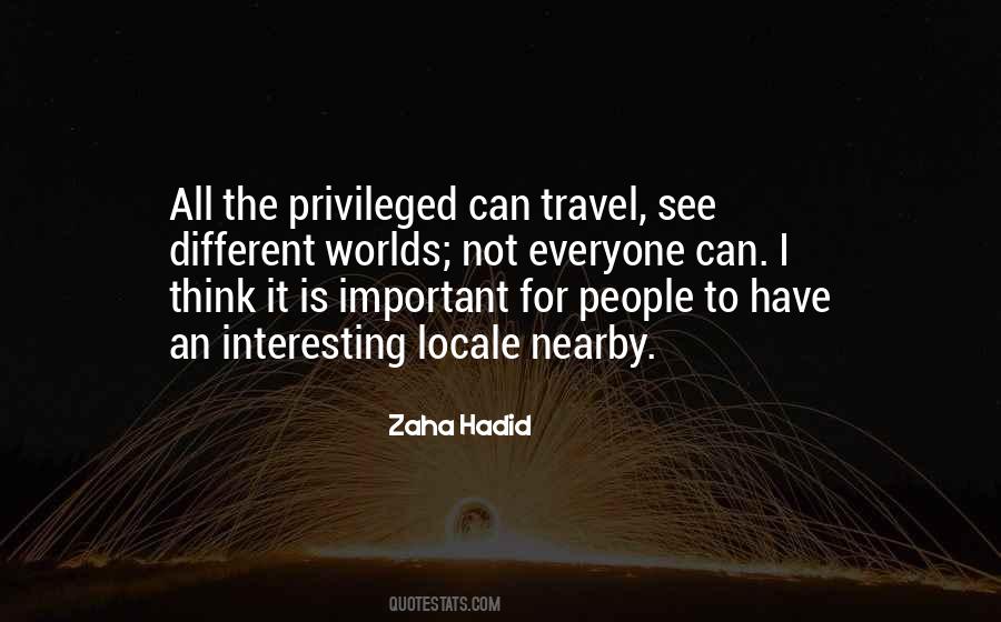 Privileged People Quotes #731159