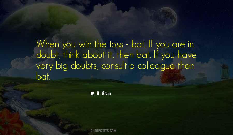 Quotes About Toss #1234404