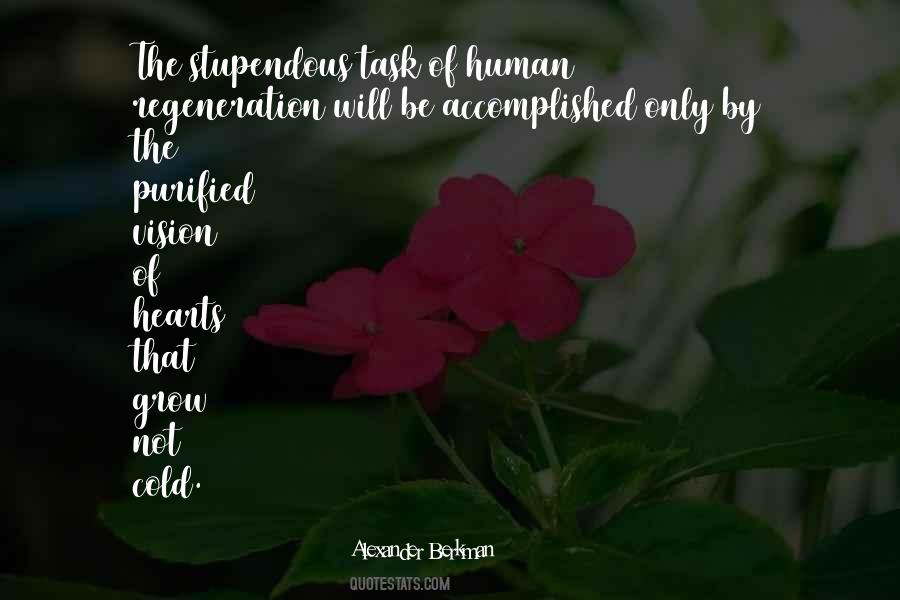 Human Regeneration Quotes #1247213