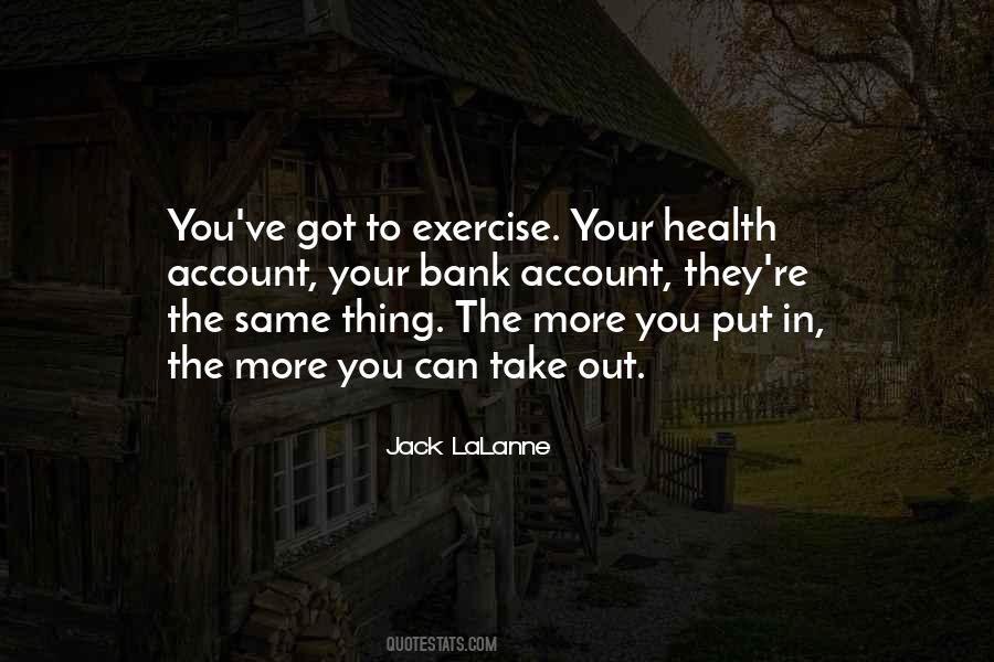 Quotes About Exercise #1725558