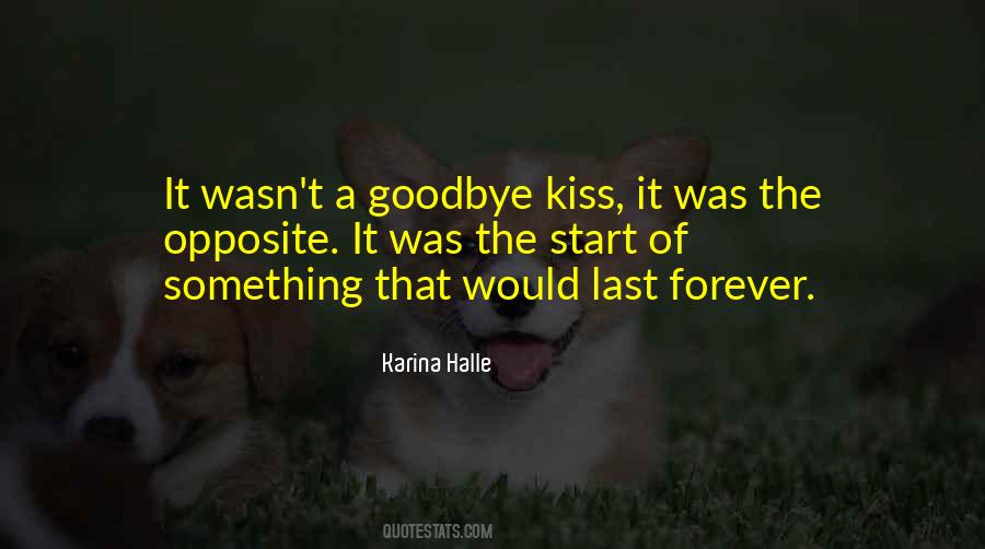 Quotes About A Kiss Goodbye #32556