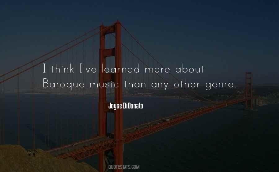 Quotes About Baroque Music #1528124
