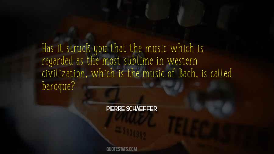 Quotes About Baroque Music #169227