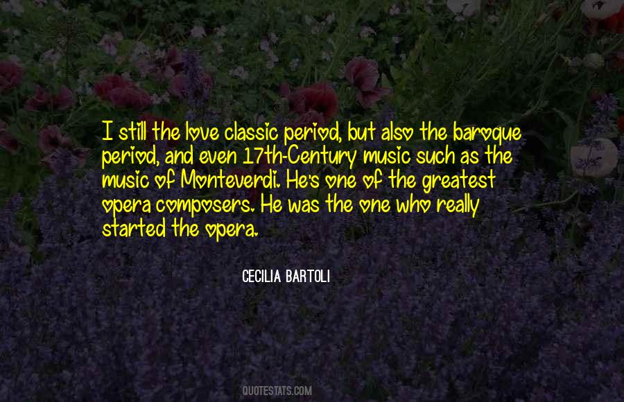 Quotes About Baroque Music #1697331
