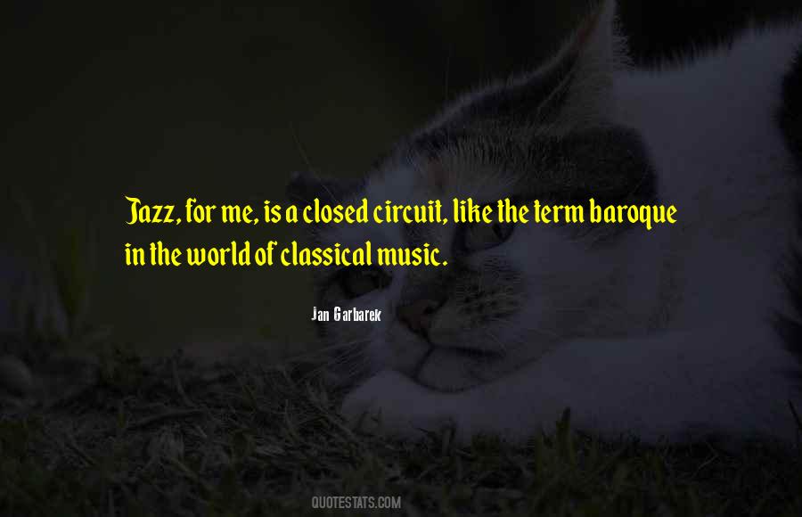 Quotes About Baroque Music #1768487