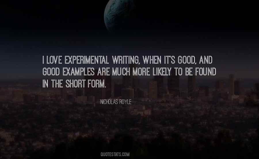 Quotes About Good Writing #18226