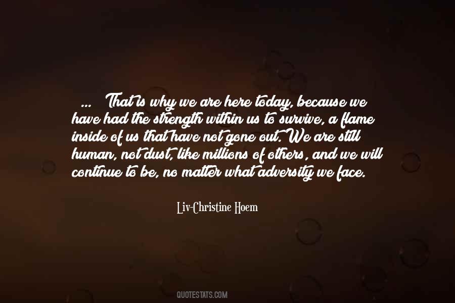 Face Of Adversity Quotes #1691017