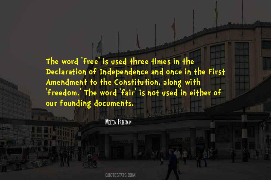 Quotes About Our First Amendment #503168