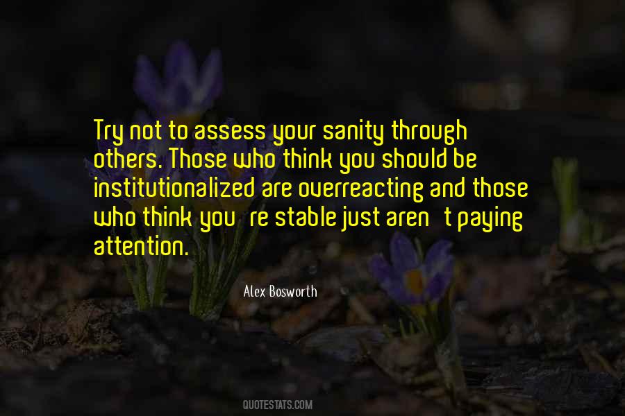 Quotes About Sanity #1155420