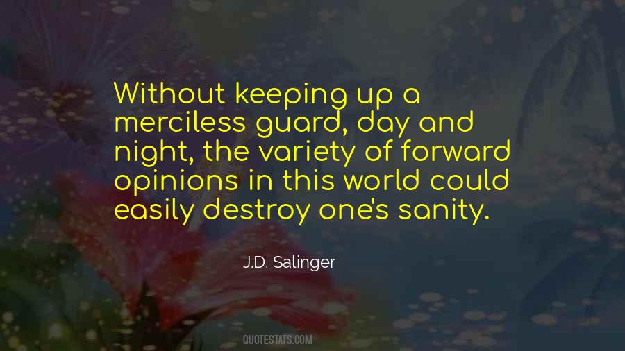 Quotes About Sanity #1289316