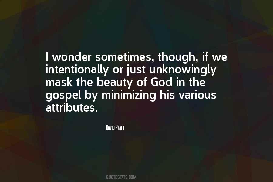 Quotes About The Beauty Of God #1386260