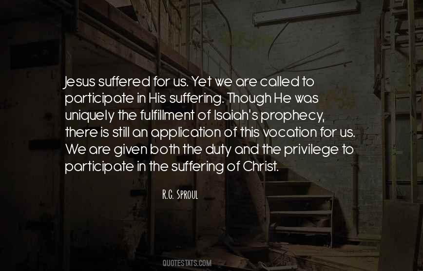 Quotes About Suffering For Christ #1614455