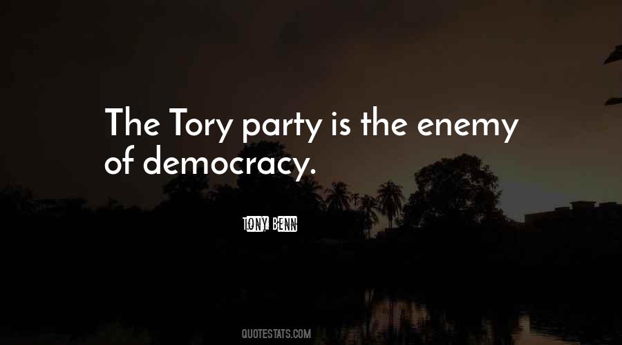 Quotes About Tory #877263