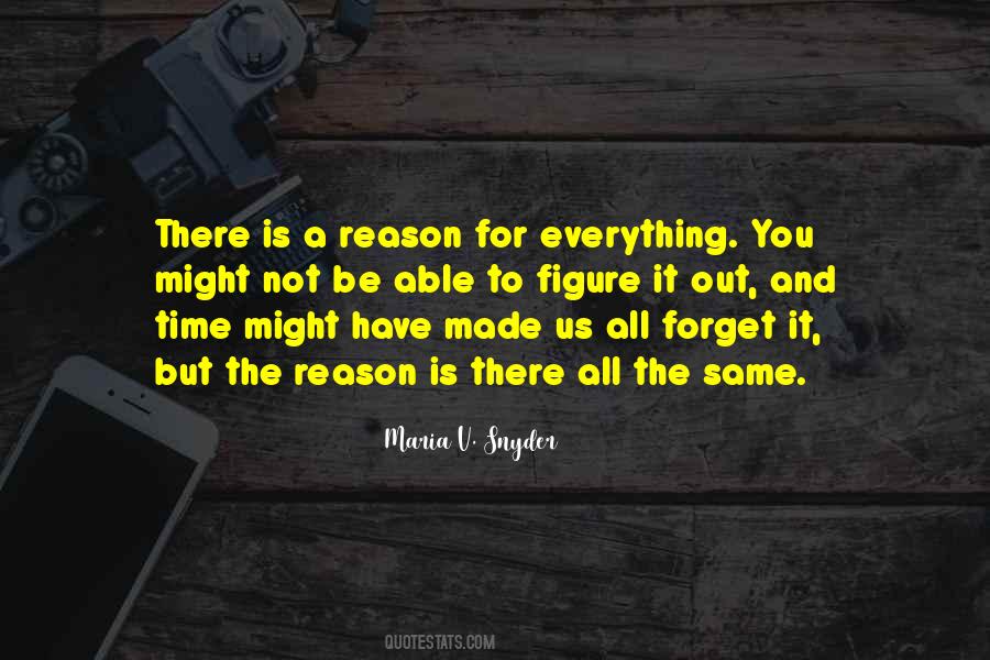 Quotes About There Is A Reason For Everything #1366870