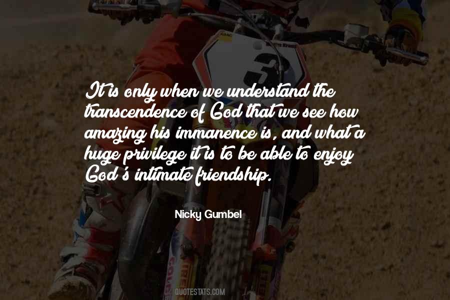 Immanence Of God Quotes #1175548