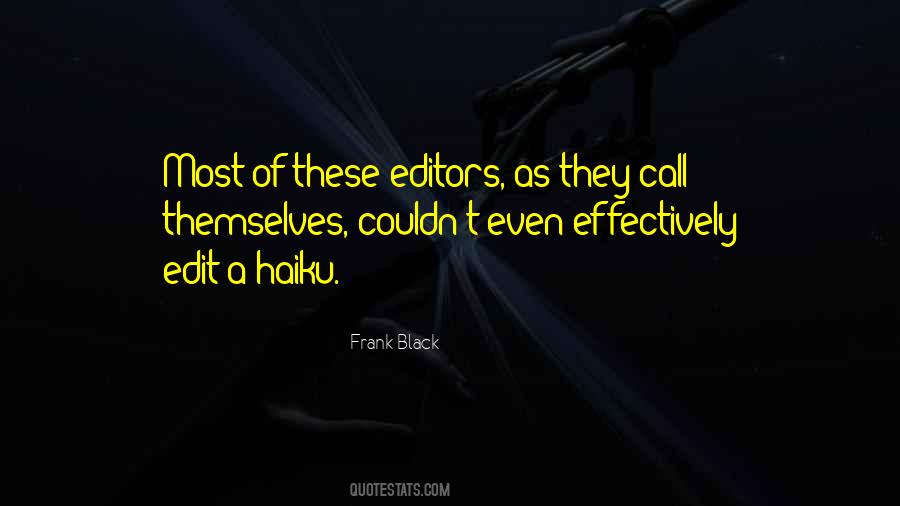 Quotes About Editors Editing #1633695