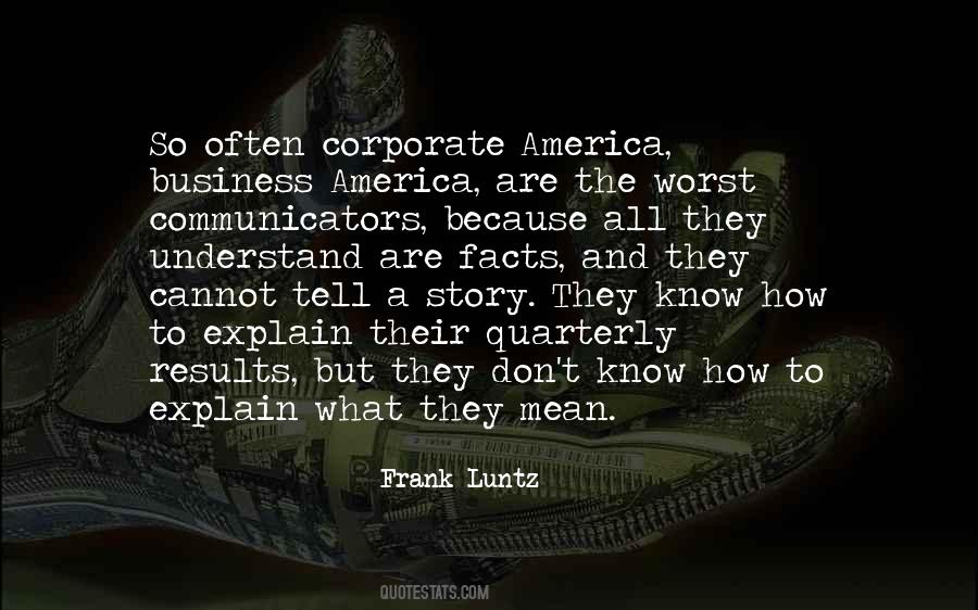 Quotes About Corporate America #1767295