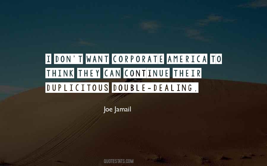 Quotes About Corporate America #251815