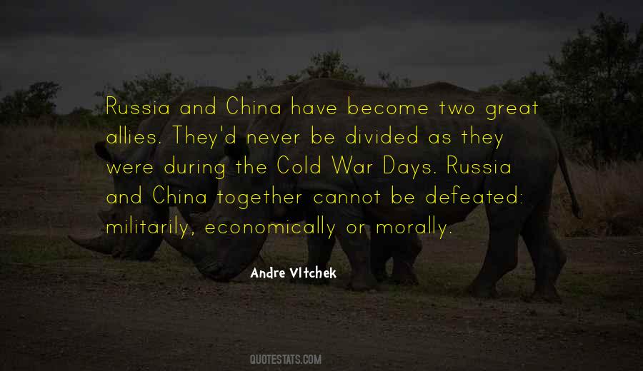 Quotes About Cold War #1260677