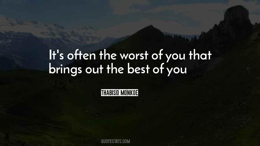 Quotes About The Best Of You #371612