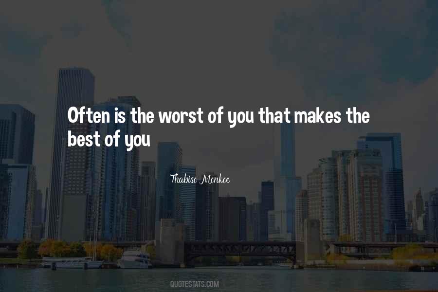 Quotes About The Best Of You #982144
