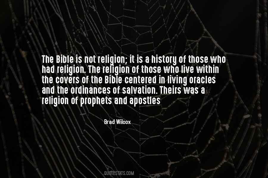 Quotes About Salvation History #1069685