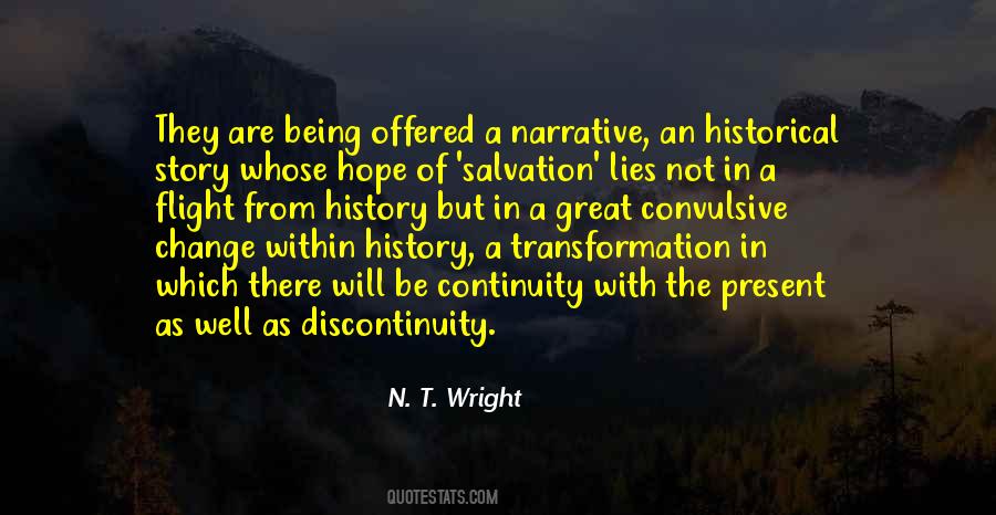 Quotes About Salvation History #1537952