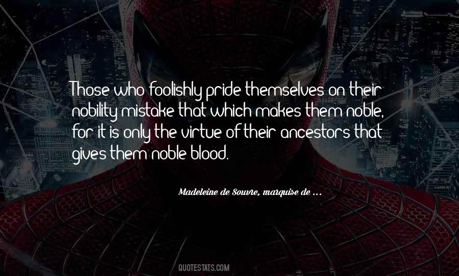 Noble Blood Quotes #1458785