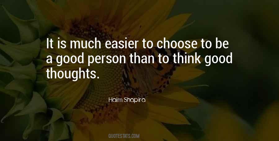 Quotes About Good Thoughts #1102005