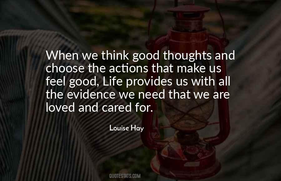 Quotes About Good Thoughts #305827