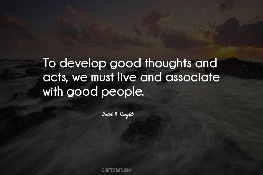 Quotes About Good Thoughts #77349