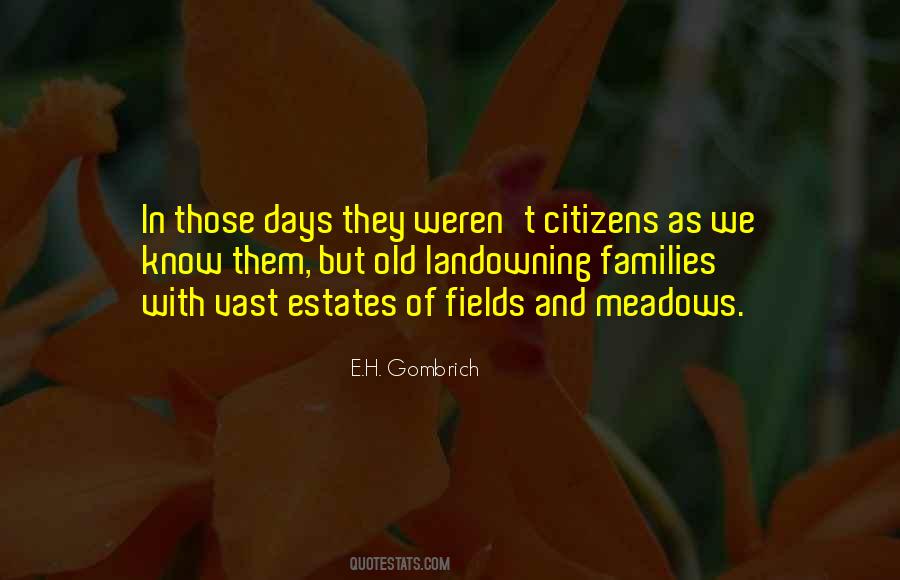 Old Families Quotes #1780179