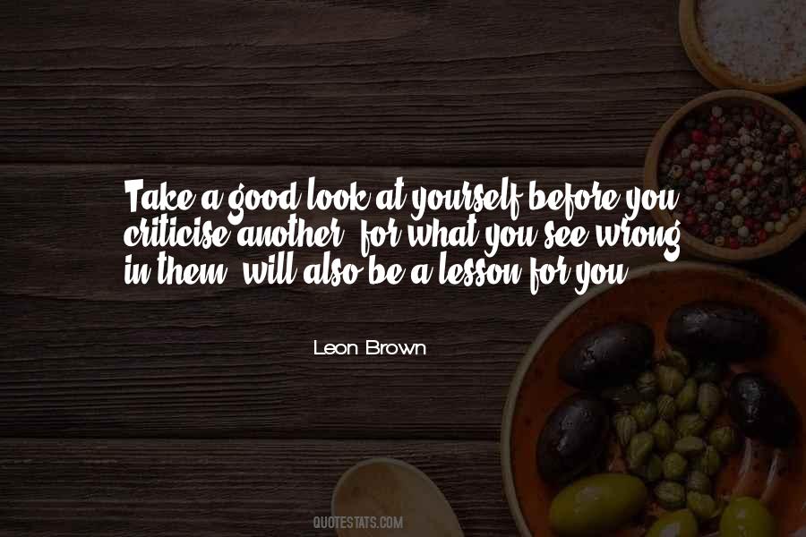 Quotes About Looking At Yourself #192383