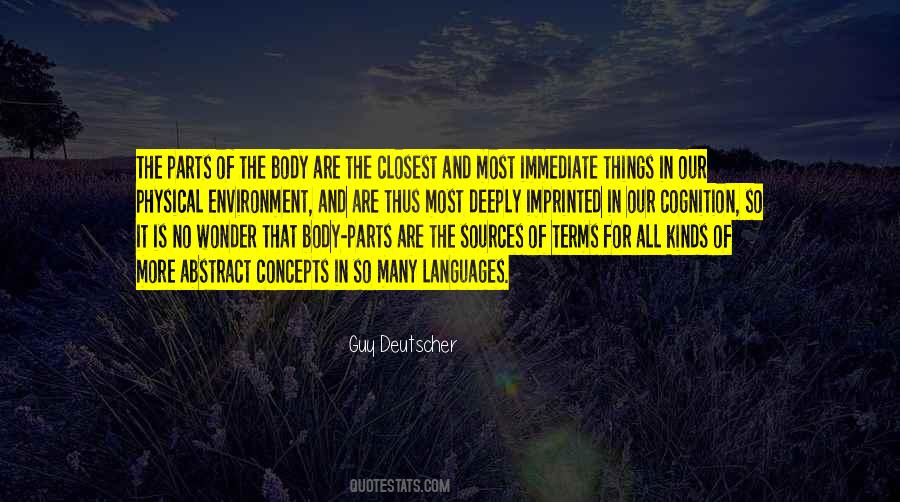 Quotes About Parts Of The Body #1073435