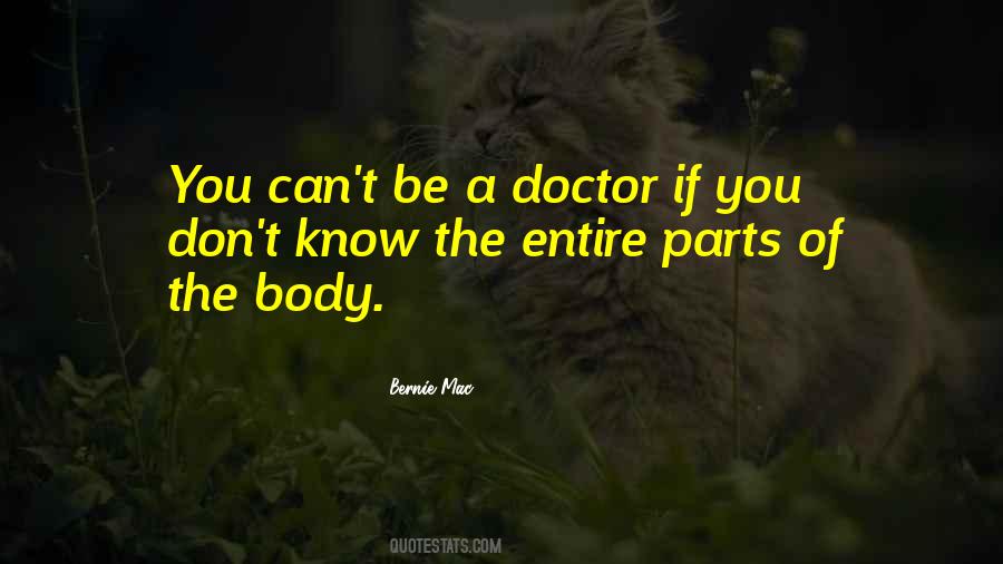 Quotes About Parts Of The Body #326433